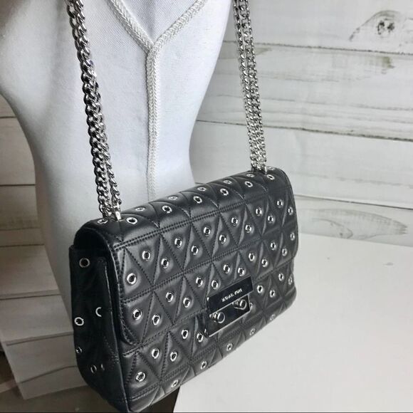 Michael Kors Black Chain Shoulder Bag NWT - Picture 7 of 7